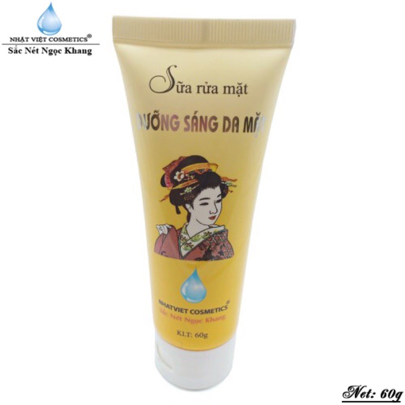 SỮA RỬA MẶT DƯỠNG SÁNG DA MẶT SẮC NÉT NGỌC KHANG 60g