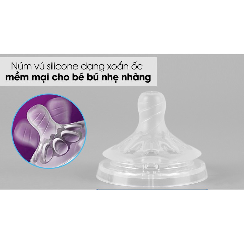 Bình sữa Avent Natural Cổ Rộng 125ml