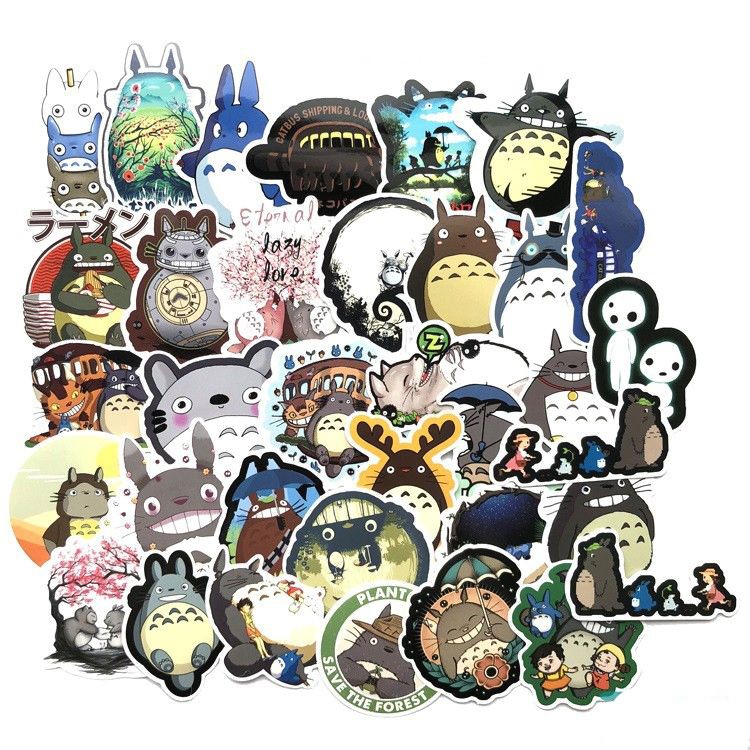 Sticker/ hình dán anime Totoro (Combo 10-50 sticker)