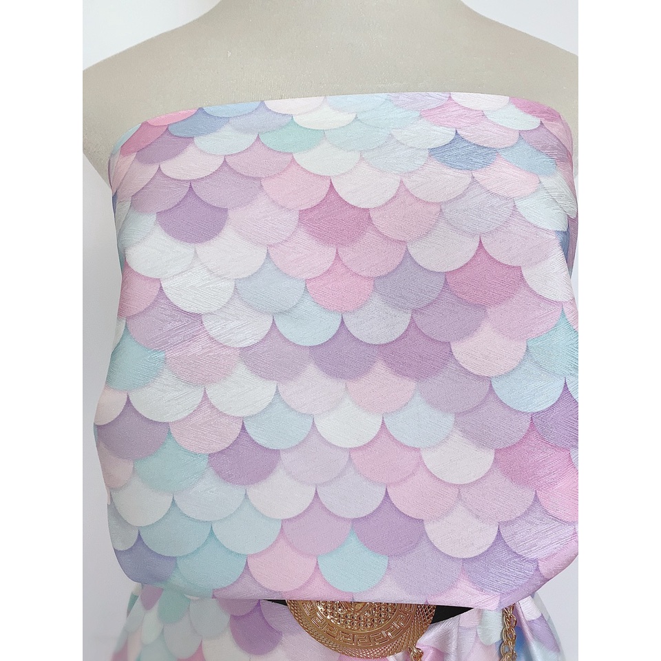 Vải lụa may áo dài, váy, sơ mi, tiệm vải của Hạp, mã 14, lụa vân xương cá chất mềm mịn