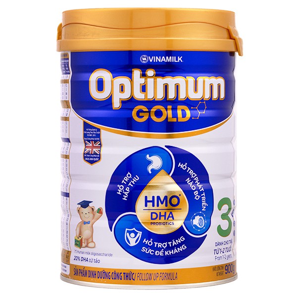 Sữa bột Vinamilk Optimum Gold số 3 900g (trẻ từ 1-2 tuổi)