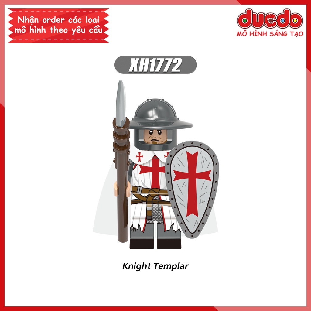 Minifigures lính La mã, Hy lạp trung cổ - Đồ chơi Lắp ghép Xếp hình Mini XINH X0320 Mô hình