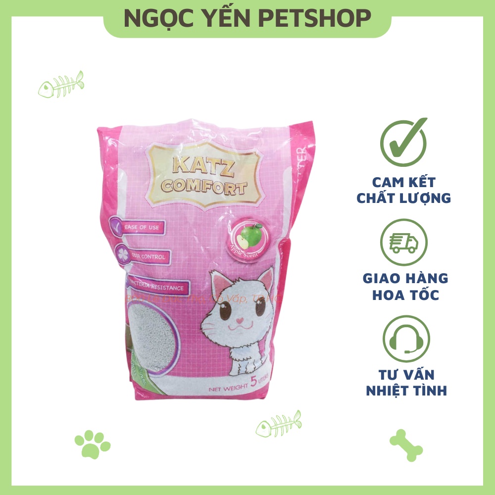 Cát Vệ Sinh cho mèo Katz Comfort hương cà phê túi 5l