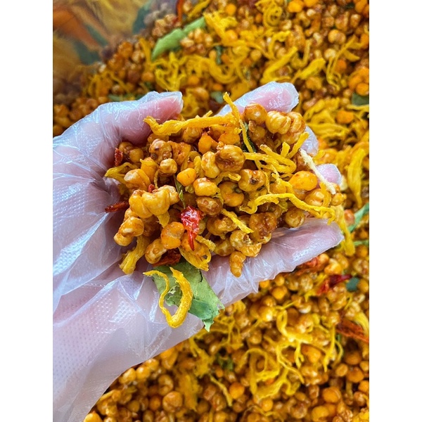 220gr Bắp sấy giòn mix khô gà nguyên bản | BigBuy360 - bigbuy360.vn