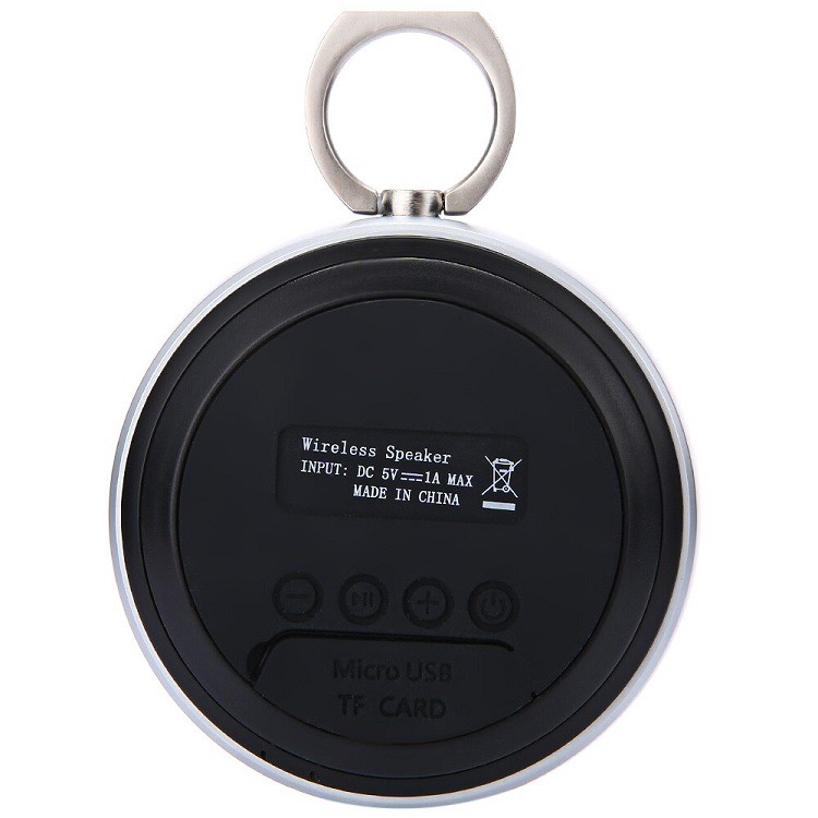 Loa Bluetooth Cầm Tay Mini Bs02, Vỏ Kim Loại, Bass Hay, Có Móc Treo Tiện Lợi, Có Khe Cắm Thẻ Nhớ, Cổng 3.5