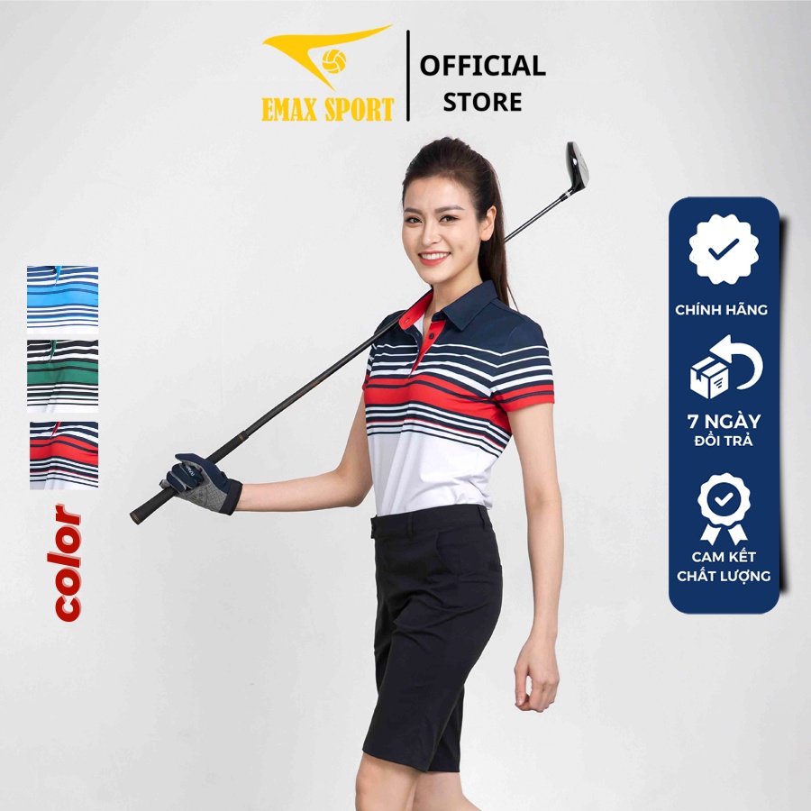 Áo Thể Thao Golf Nữ Donexpro Thiết Kế Tinh Tế, Form Chuẩn, Kiểu Dáng Trẻ Trung AC - 3642