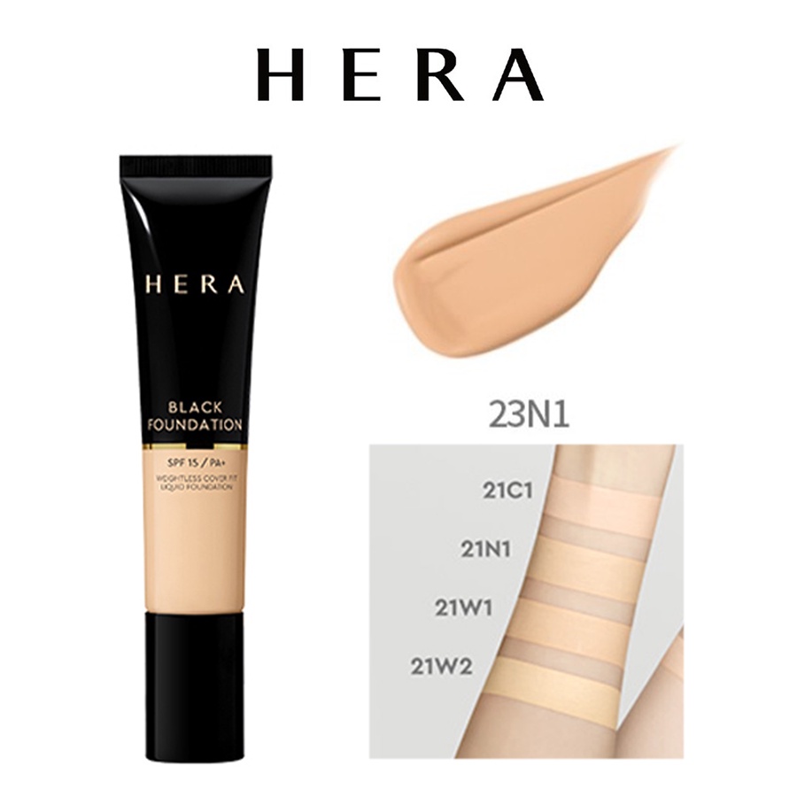 [GIFT] Kem Nền Hera Black Foundation SPF 15 PA+ Mini 3ml | BigBuy360 - bigbuy360.vn