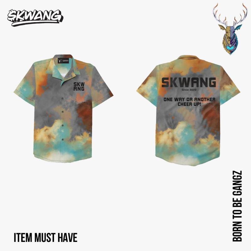 Áo sơ mi tay ngắn SKWANG size M