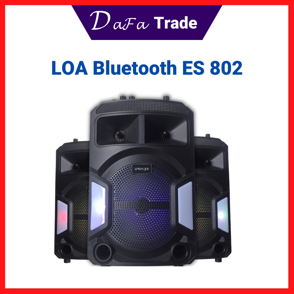 [ Hàng Cao Cấp ] Loa Nghe Nhạc Bluetooth ES802 Không Dây Hỗ Trợ Cắm USB Thẻ Nhớ Điều Khiển Từ Xa.