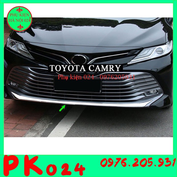 [Camry 2019-2020] Ốp Cản Trước Cho Ô Tô Mạ Crom - Camry 2019-2020