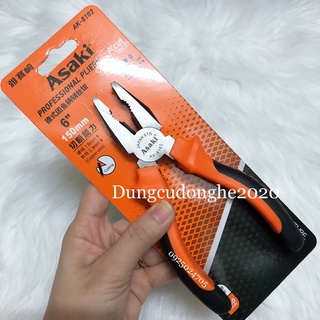 Kềm răng asaki 6” 150mm ak-8102