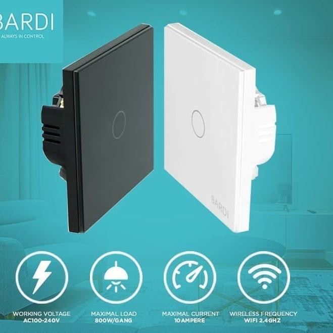 SONOFF Công Tắc Cảm Ứng Gắn Tường Wifi 1 Gang T1 Màu Đen 99q