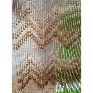 Rèm hạt nhựa hồ lô đá hổ phách