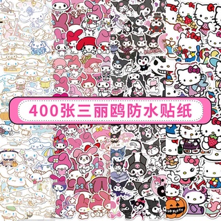 ❤hàng có sẵn❤miếng dán trang trí hình mèo hello kitty / chó / melody / mèo hello kitty dễ thương