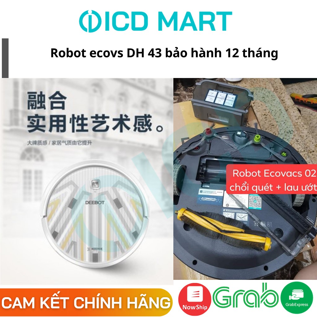 ROBOT HÚT BỤI ECOVACS DEEBOT DH43