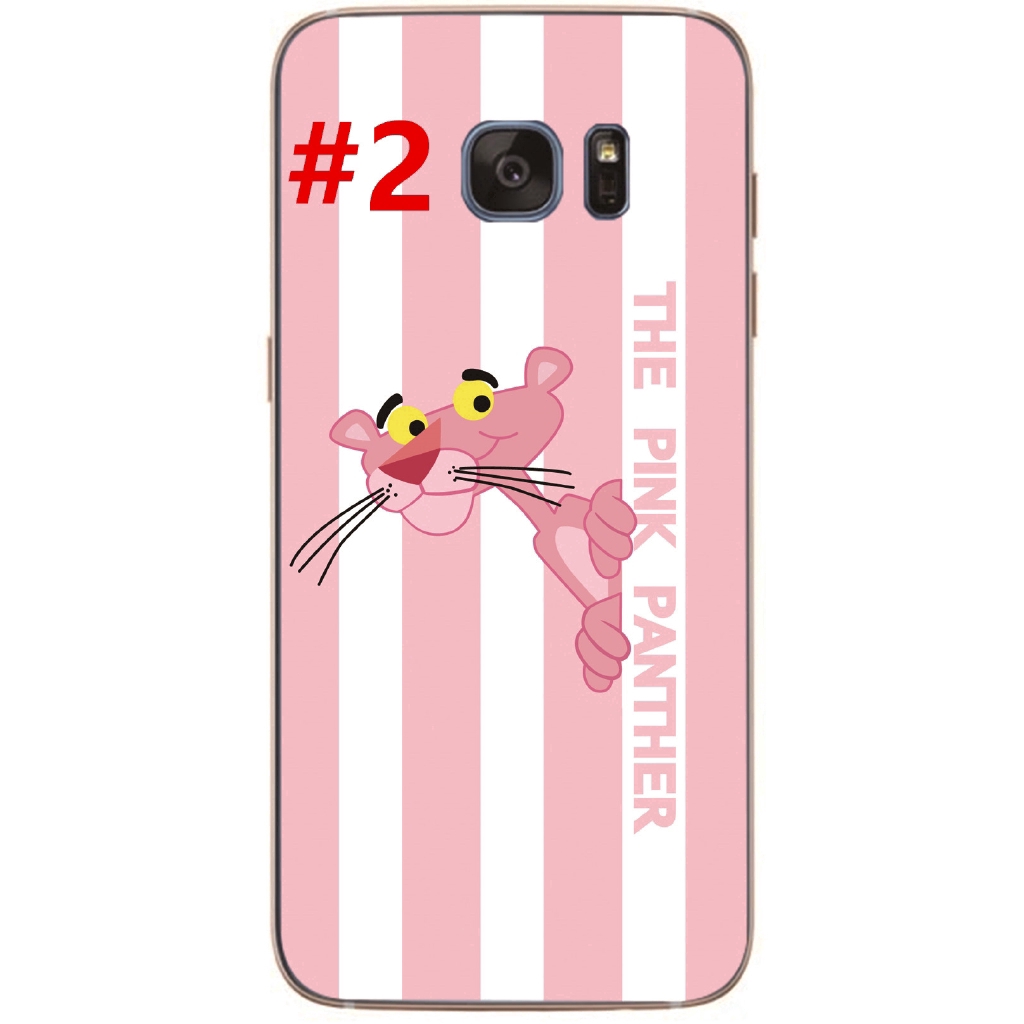 Ốp lưng TPU hình báo hồng Pink Panther cho Samsung Galaxy Note5/Note 4/S6/S7 Edge