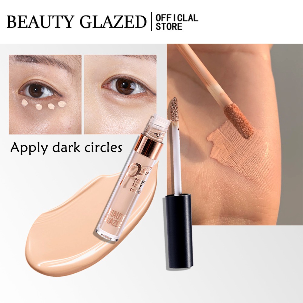 Kem che khuyết điểm chống thấm nước BEAUTY GLAZED giúp che phủ hoàn toàn quầng thâm mắt. 2 màu có sẵn | BigBuy360 - bigbuy360.vn