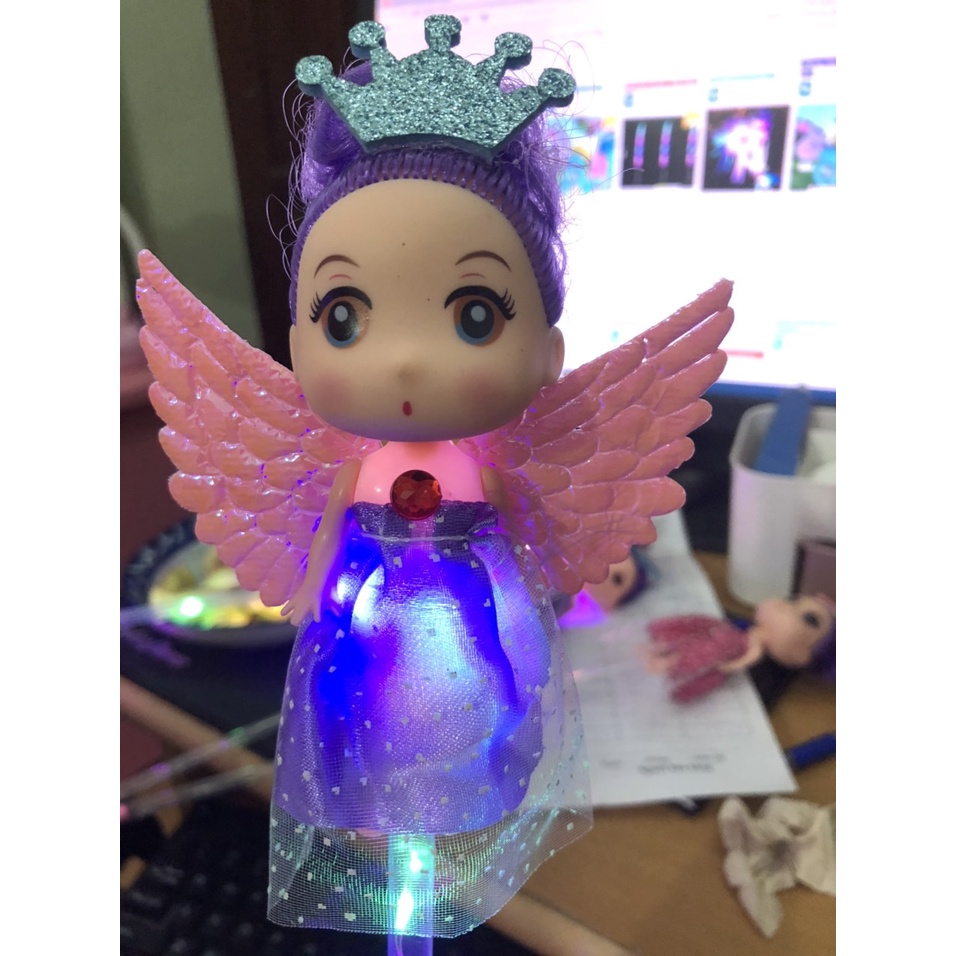 Gậy phát sáng công chúa-gậy phát sáng búp bê_Đồ chơi trung thu cho bé