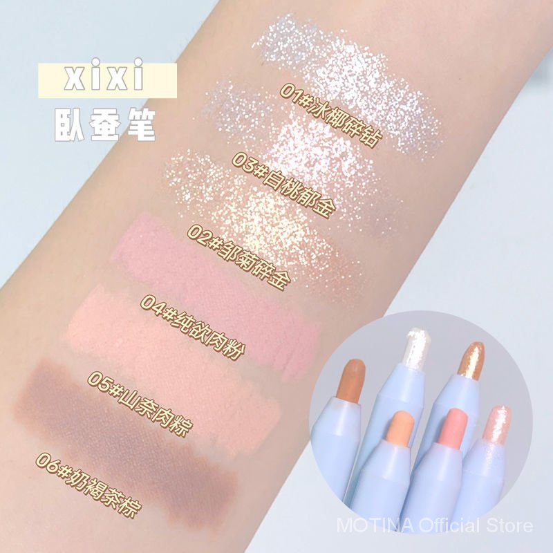 XIXI 【xi】 Bút kẻ mắt tơ tằm bắt sáng làm sáng đường kẻ mắt to tự nhiên cho học sinh | BigBuy360 - bigbuy360.vn