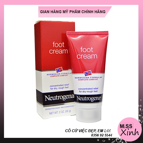 [Chính hãng] Kem Dưỡng Trị Nứt Gót Chân Neutrogena Foot Cream 56g