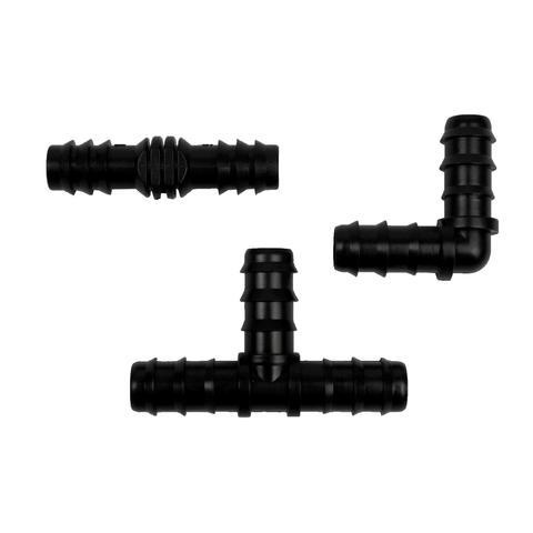 Nối ống pe 20mm - góc vuông - tê ống - bịt ống - ống LDPE 20mm