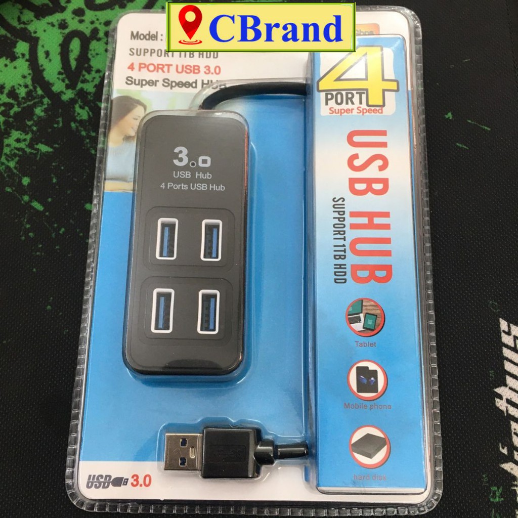 Cổng Usb⚡️Bộ Chia Usb 4 Cổng 3.0 Giao Màu Ngẫu Nhiên⚡️C.Brand