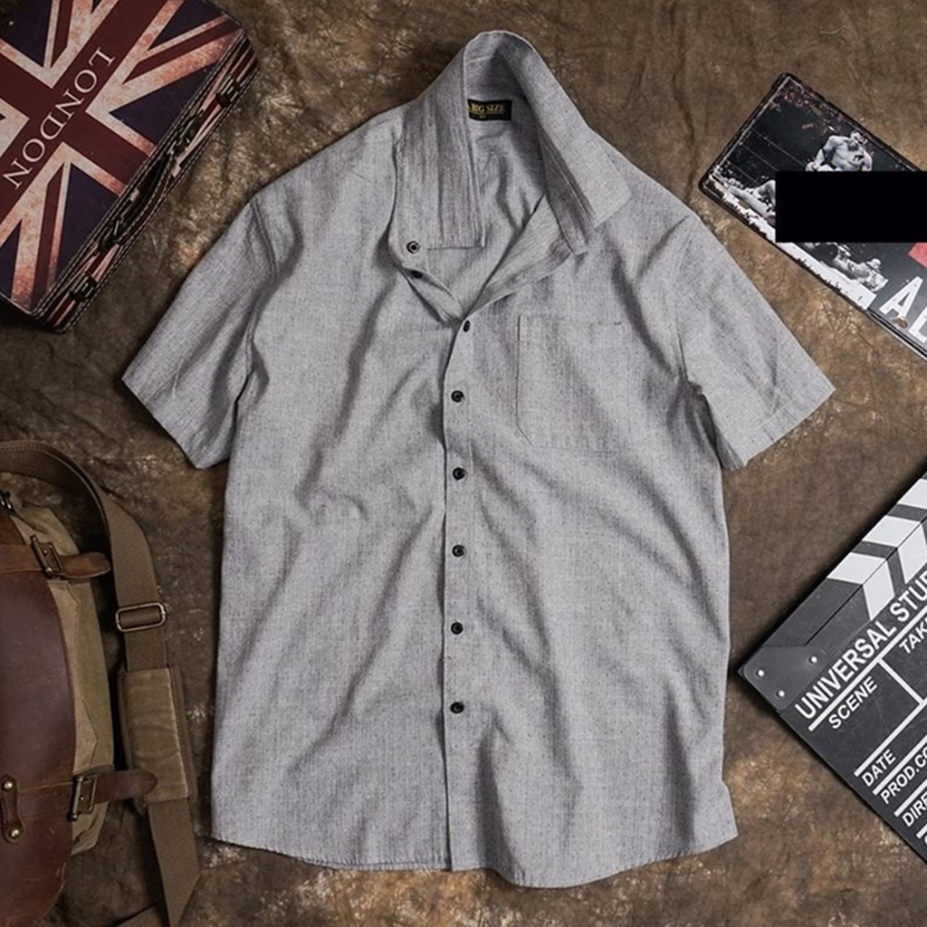 Áo Sơ Mi SMC_Tre Chấm Bi_001 75- 120kg ABISGZIE