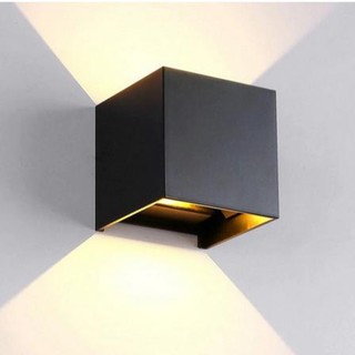 ĐÈN HẮT TƯỜNG CHỈNH HƯỚNG 2 ĐẦU VUÔNG 6W