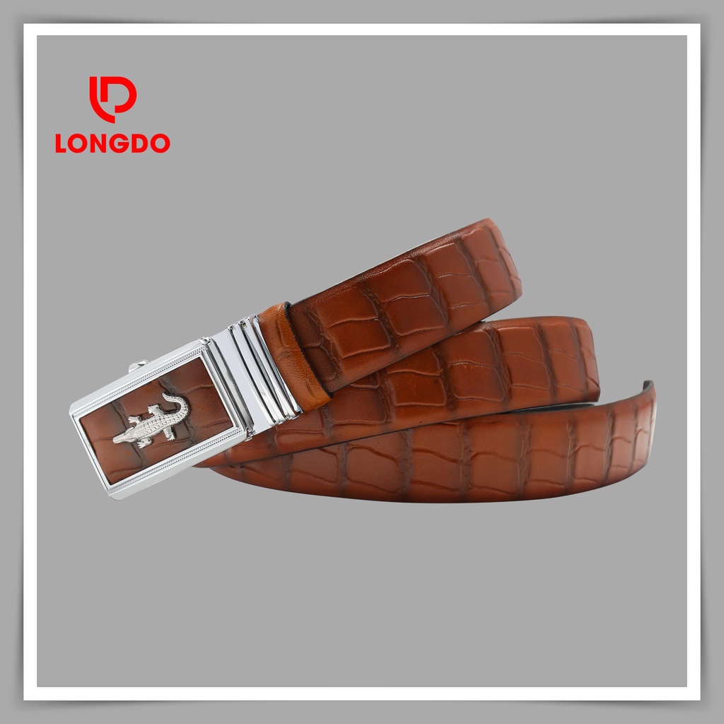 Dây nịt nam cao cấp - Cam kết 100% da bò thật - Hàng chính hãng thương hiệu Longdo Leather - TL01