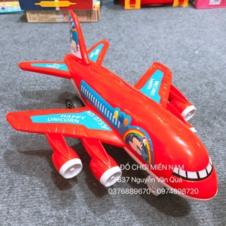 Túi đồ chơi máy bay chạy bánh trớn loại lớn dành cho bé. 0756