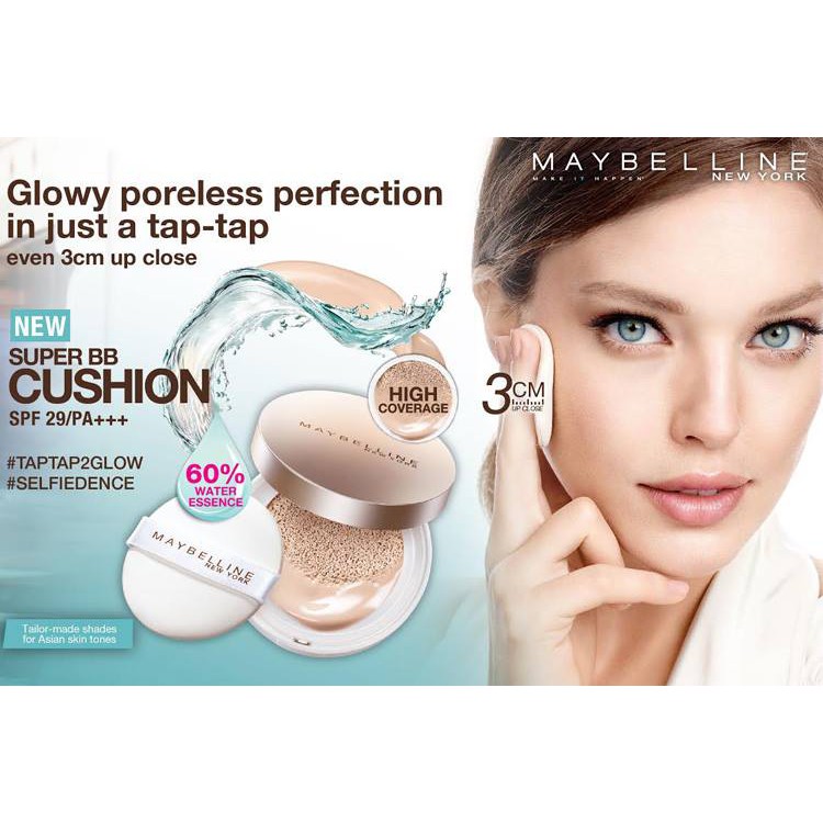 Phấn Nước Trang Điểm Maybelline Super BB Cushion