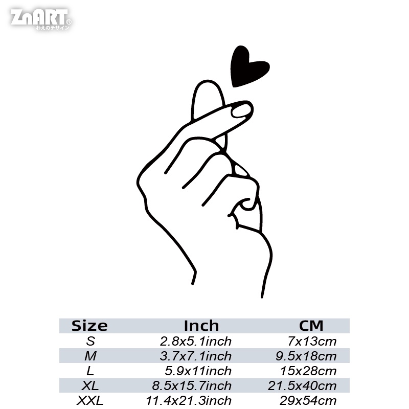 Miếng Dán Trang Trí Cửa Xe Hơi Bằng Vinyl Phản Quang Họa Tiết Trái Tim Độc Đáo