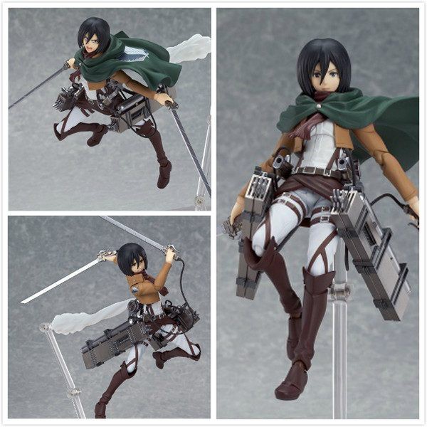 🌟GIÁ HỦY DIỆT🌟 Mô Hình Mikasa Attack on Titan Figma 203 Full Box