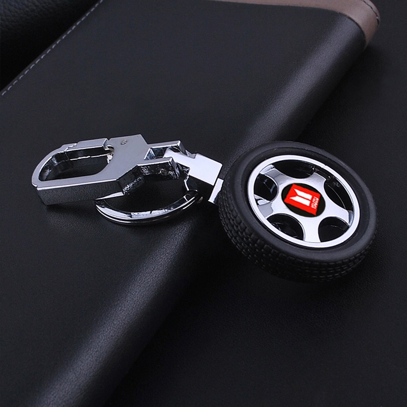 móc chìa khóa ô tô Isuzu móc khóa hợp kim lốp xe