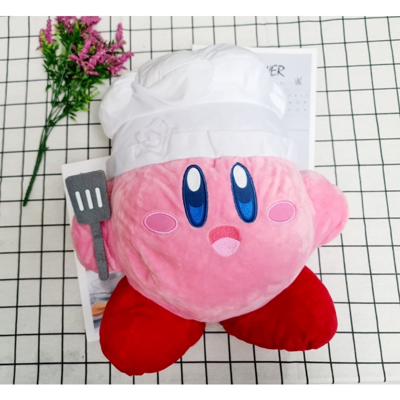 Gấu bông PKM Poke mon Kirby đầu bếp 35-40cm