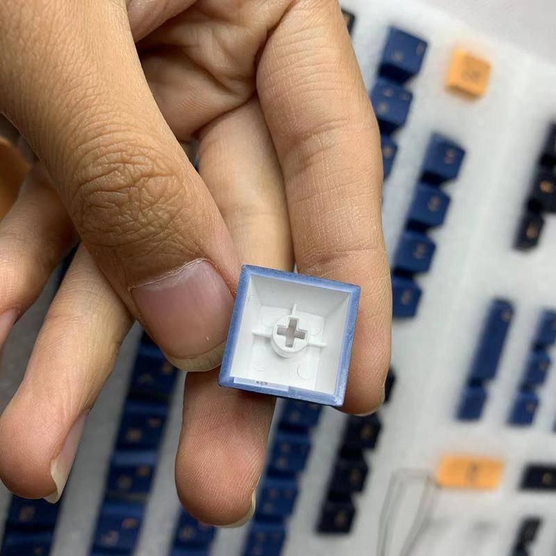 Keycap Cho Bàn Phím Cơ GMK Samurai Blue Thick PBT Cherry Profile 129 Phím của 88PC