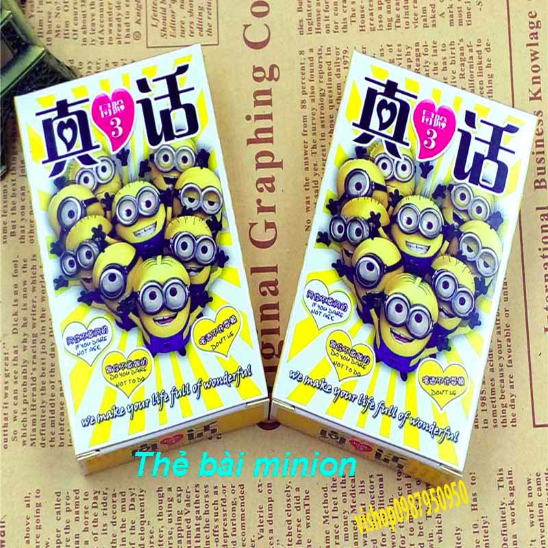 Bộ bài Tây anime piikachu, bộ tú poker PKM 54 lá in hình anime manga dễ thương độc đáo