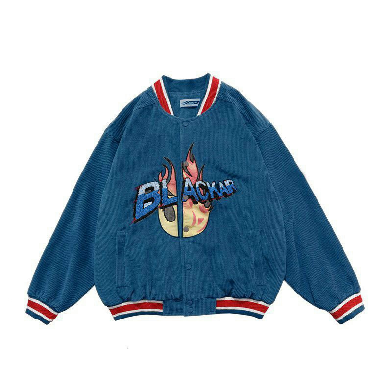 áo khoác bomber chất nhung dày dặn áo khoác bóng chày dành cho nam nữ form rộng phong cách ulzzang VN02 | BigBuy360 - bigbuy360.vn