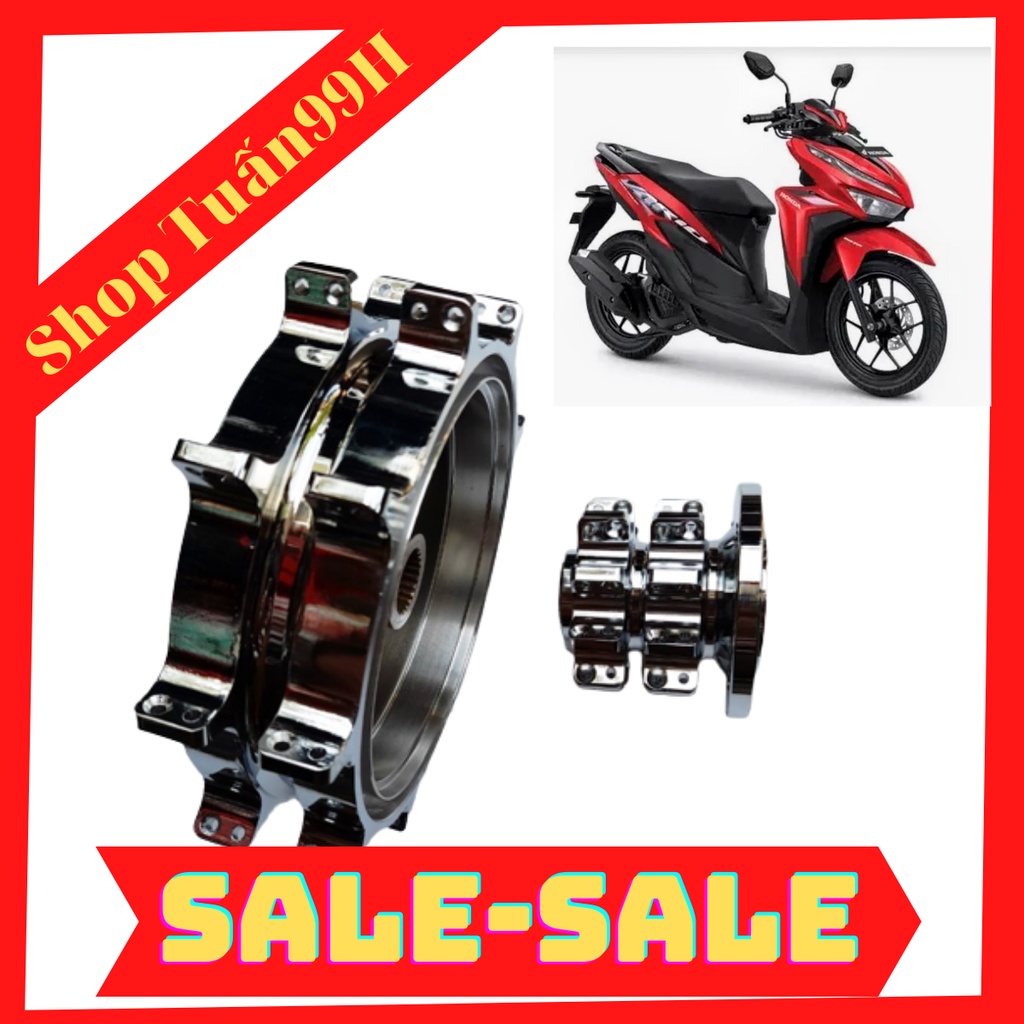 Đùm khế xi inoc dành cho Air Blade, Vision, Vario, Click 125-150