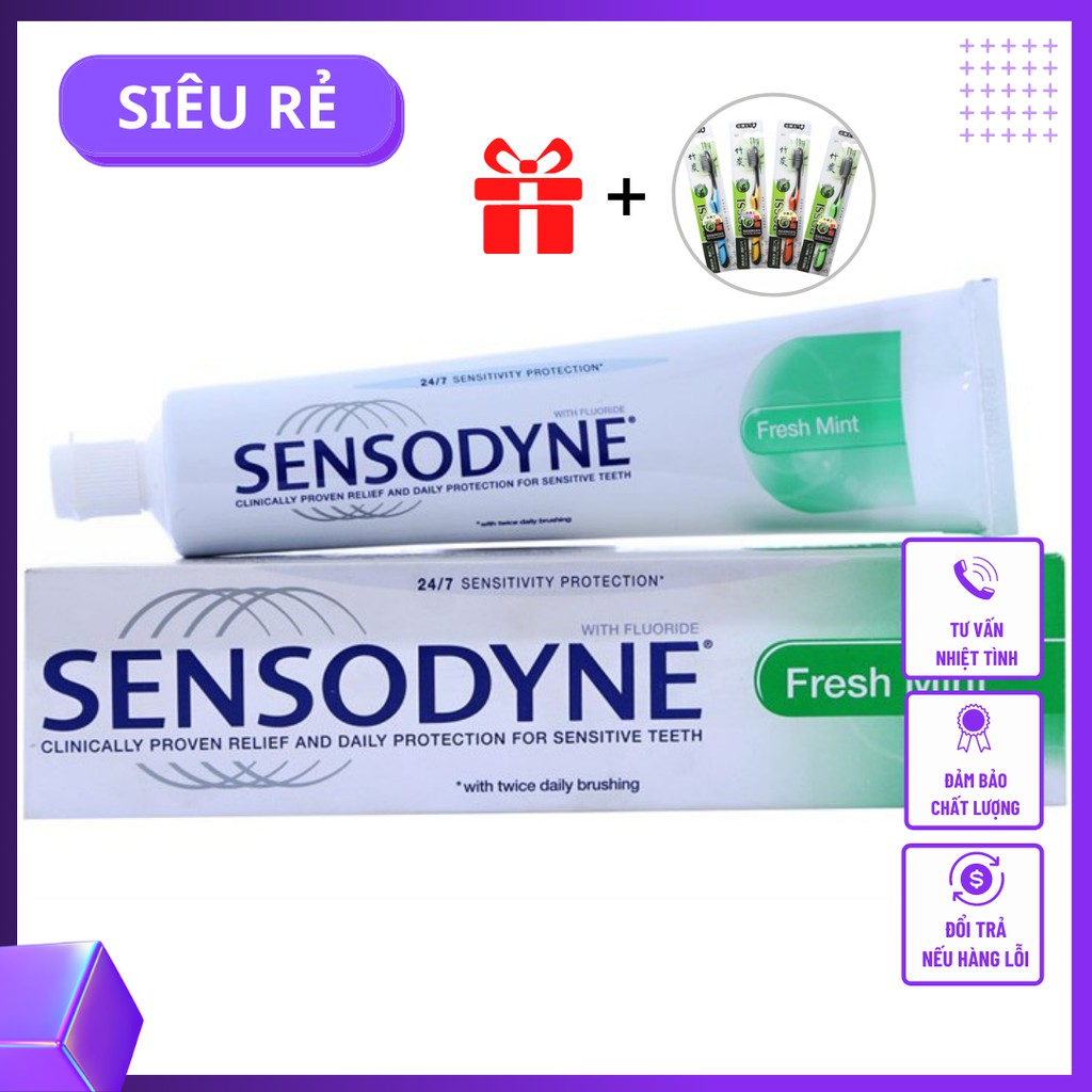 Kem Đánh Răng Sensodyne Hỗ Trợ Làm Giảm Ê Buốt Răng, Giúp Trắng Răng Hiệu Quả