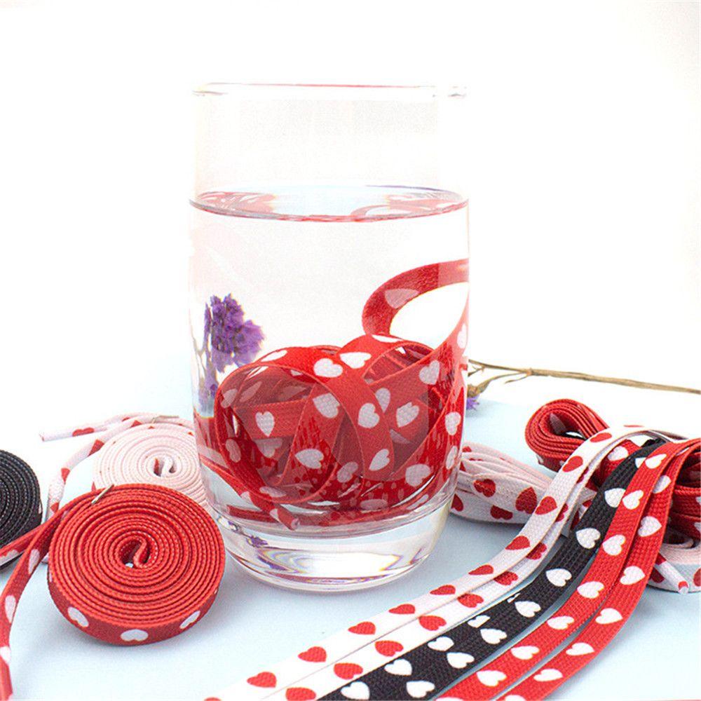 MOILYVN Dây Cột Giày Thể Thao Bằng Vải Bố Hình Trái Tim