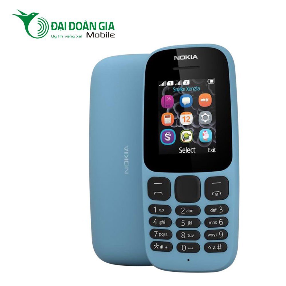 Điện thoại Nokia 105 Single SIM - Chính hãng