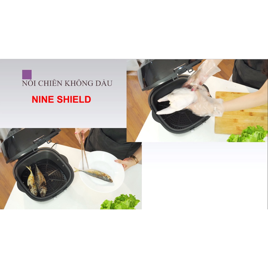 Nồi Chiên Không Dầu Nine Shield KB-3501-1