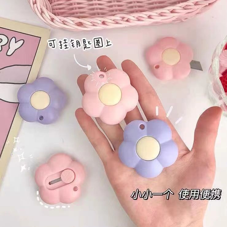 Dao Cắt Giấy Nghệ Thuật Mini Hình Hoa Dễ Thương