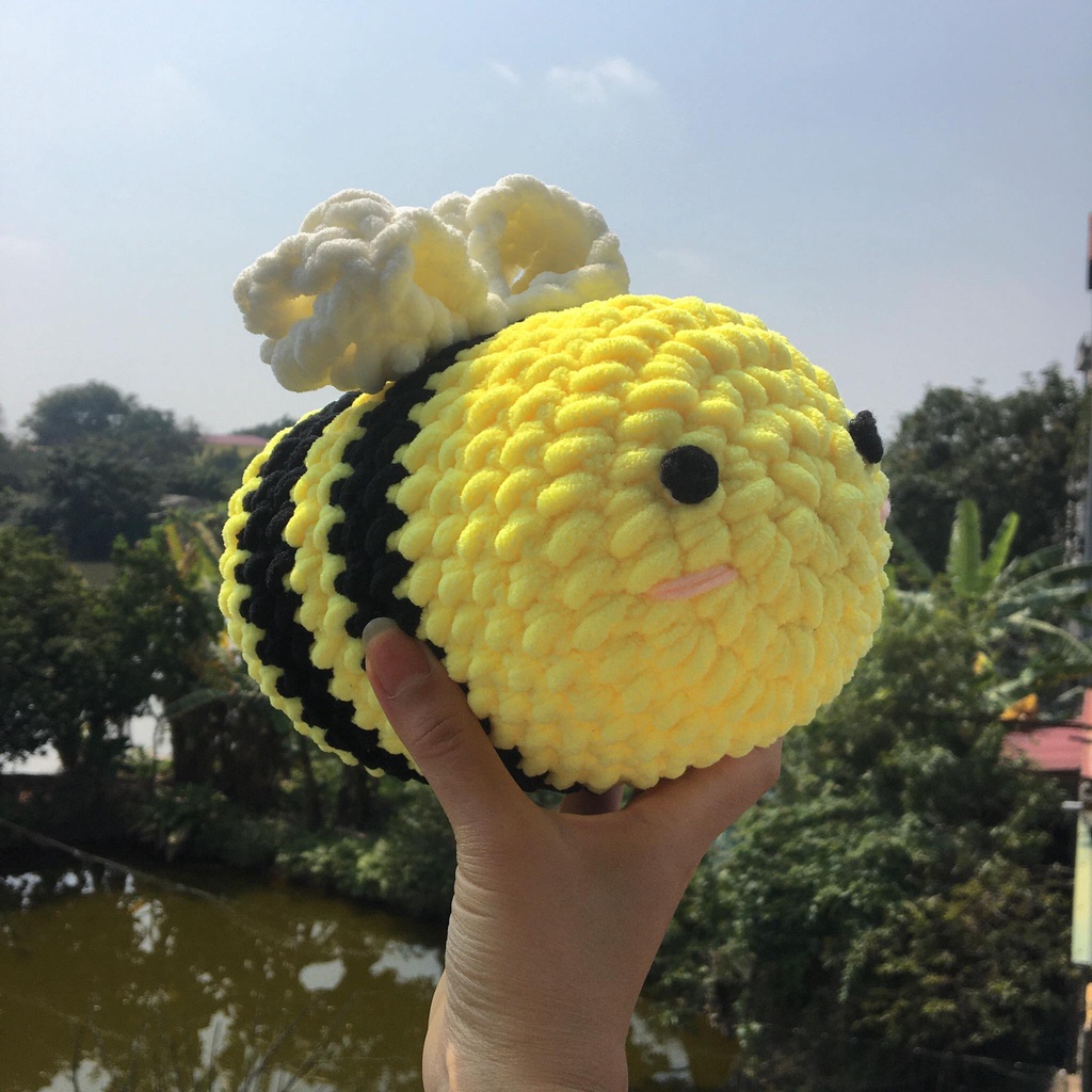 Gấu bông hình con ong cute phô mai que