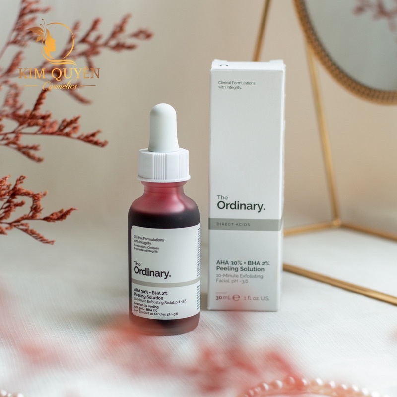 Serum peel da hoá học The Ordinary AHA 30% BHA 2% Peeling Solution