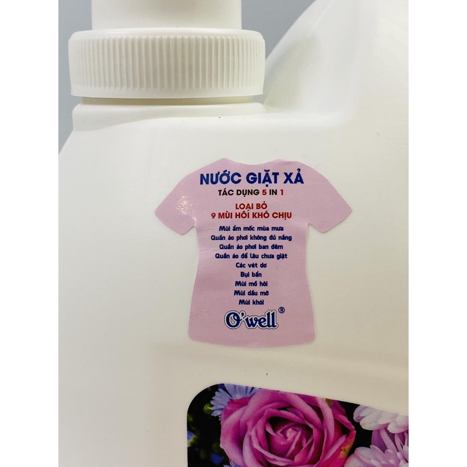 Nước giặt xả owell HƯƠNG NGÀN HOA- HƯƠNG GIÓ XUÂN- HƯƠNG GIÓ BIỂN- HƯƠNG ĐAM MÊ 3.5L
