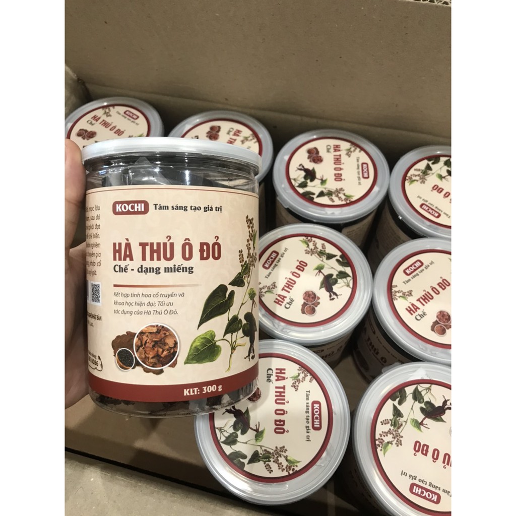🔥[Hà thủ ô] Hà thủ ô đỏ chế Kochi dạng miếng 300 g [hà thủ ô đỏ chế] - Hỗ trợ đen tóc, giảm rụng tóc | BigBuy360 - bigbuy360.vn