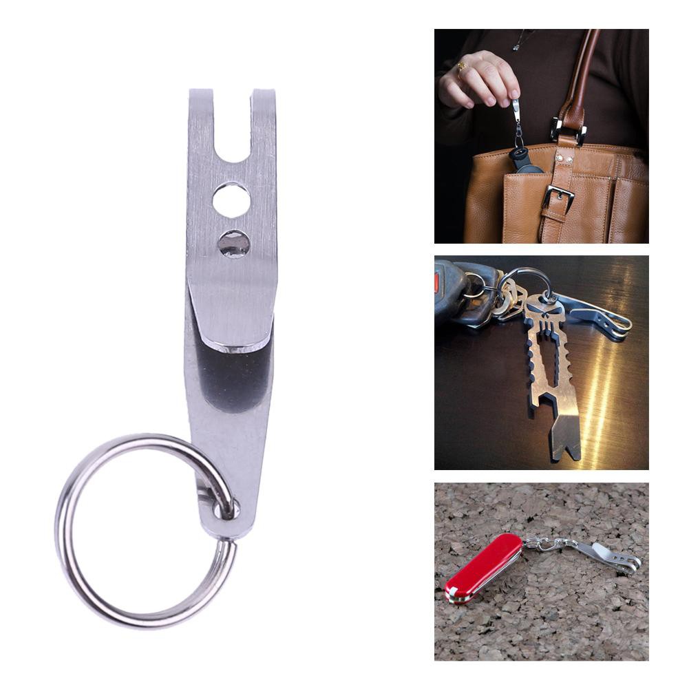 EDC Bag Suspension Clip with Key Ring Carabiner Quicklink Tool