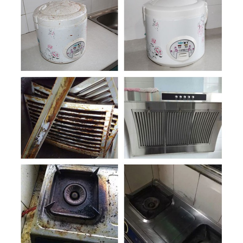 2 Hộp Bột Tẩy trắng Xoong Nồi - Kem tẩy bếp Hàn Quốc - Tẩy trắng nồi, chảo, sàn nhà tắm, bếp Nhập khẩu AZOZO